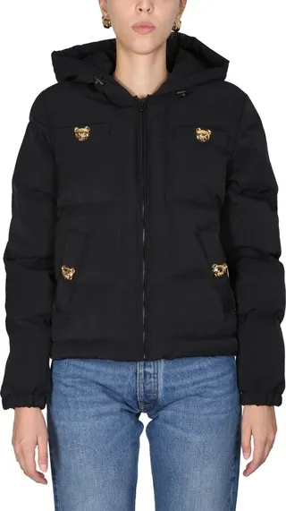 Quilted Satin Bomber Jacket