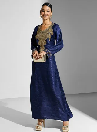 Embellished Embroidered Jalabiya 