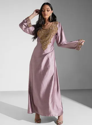 Embellished Embroidered Jalabiya 