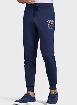 Logo Cuffed Sweatpants