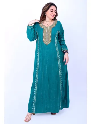 Jalabiya IK1083 Turquoise 