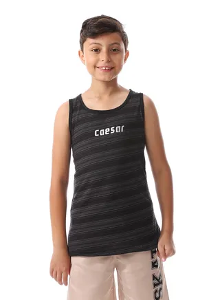 Frontstripped Sportive Tank Top 