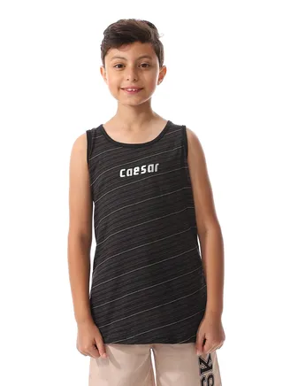 Frontstripped Sportive Tank Top 