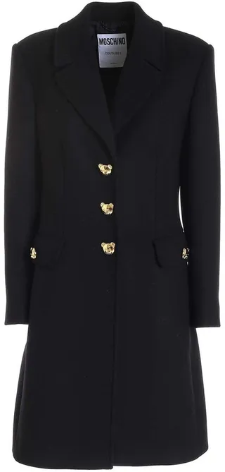 Moschino Teddy Single-Breasted Tailored Coat