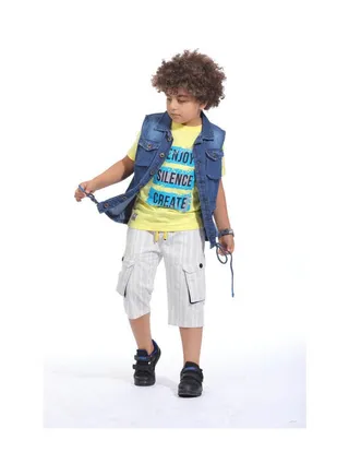 Casual Plain Basic Collared Neck Sleeveless Vest Blue 
