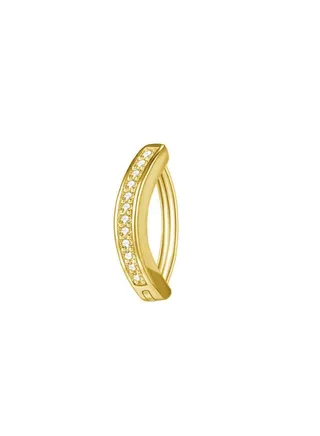 Golden Belly Button Rings for Women,Belly Piercing Reverse Curved Curved Navel Body Jewelry 