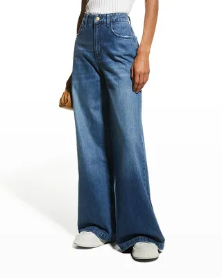 High-Rise Wide-Leg Jeans