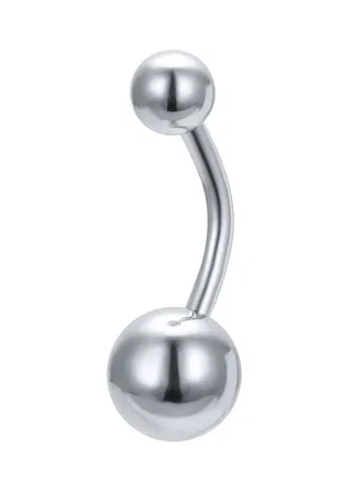 Stainless Steel Brief Design Belly Ring 