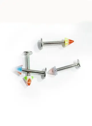 4-Pieces Creative Lip Ring 