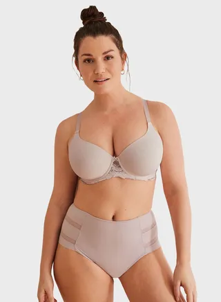 High Leg Cut Out Brief 