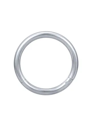 Stainless Steel Hinged Nose Hoop Ring 