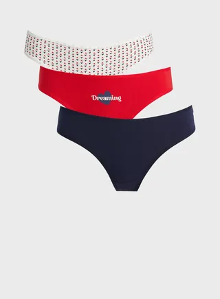 Woman 3-Pack Brazillian Package Slip 