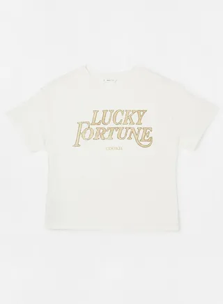 Youth Slogan Print T-Shirt 