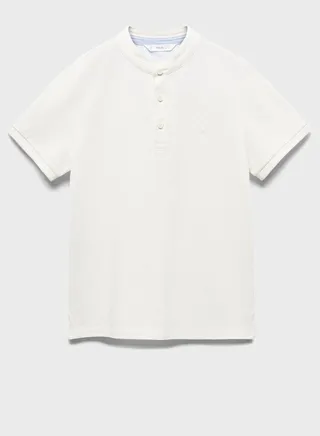 Kids Mao Collar Polo 
