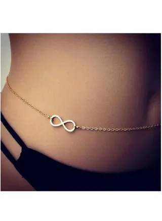 Fashionable Belly Chain With Extra Extension 
