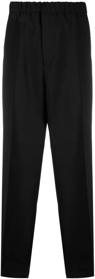 Wide-Leg Tailored Trousers