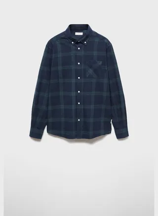 Kids Regular Fit Checks Shirt 