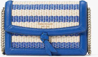 Kate Spade Knott Striped Flap Crossbody