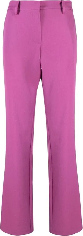 Straight-Leg Wool Trousers