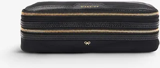 Womens Black Make-Up Nylon Pouch
