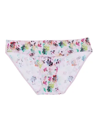 Floral Print Bikini Panty Multicolour 