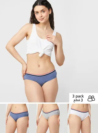 3 Pack Logo Band Brief 