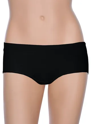Face Patterned Extremely Soft Premium Brief Black 