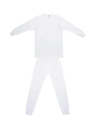 2-Piece Full Body Thermal Set White 