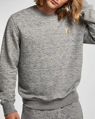 Men's Star Cotton-Stretch Sweatshirt