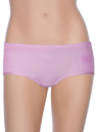 Face Patterned Extremely Soft Premium Brief Light Purple 