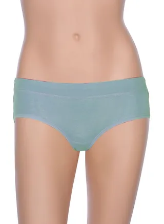 Soft Trim Lace Patterned Brief Blue 