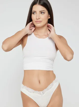 High Leg Thong 