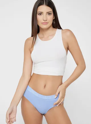 High Leg Logo Detail Brief 