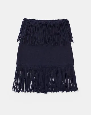Responsible Cashmere Wool Fringed Snood