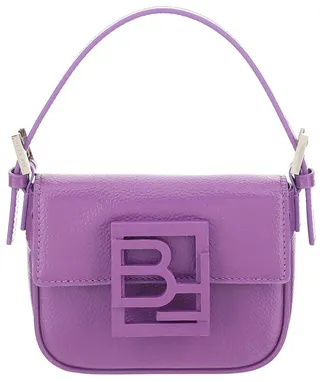 By Far Alfie Gloss Logo Plaque Shoulder Bag