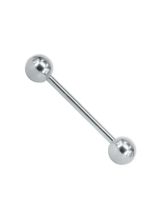 Stainless Steel Barbell Tongue Ring 