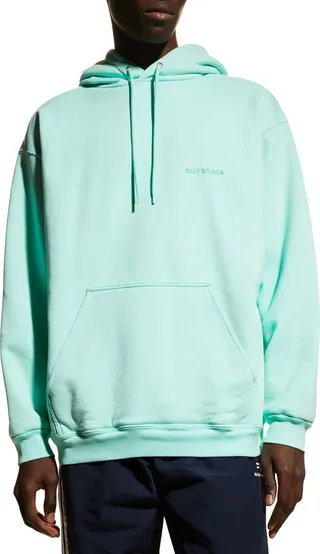 Men's Embroidered-Logo Hoodie