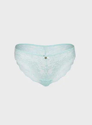 Mollie Lace Detail Thong 