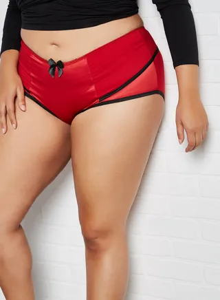 Highwaist Briefs Red&Black 