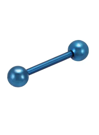 Stainless Steel Barbell Tongue Ring 