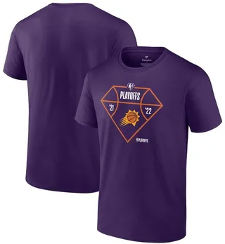 Men's Fanatics Purple Phoenix Suns 2022 Nba Playoffs Diamond Tip Off T-shirt