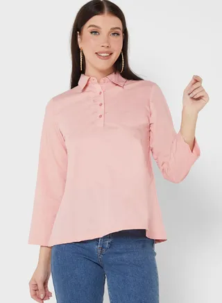 Collar Detail Tunic 