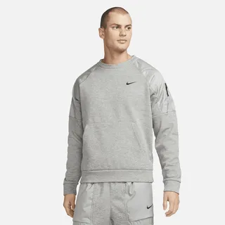 Nike Men's Therma-FIT Fitness Crew in Grey