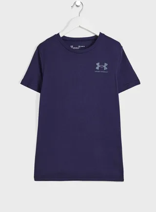 Boys' Sportstyle Left Chest Logo Short Sleeve T-shirt 