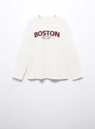 Kids Text Crew Neck T-Shirt 