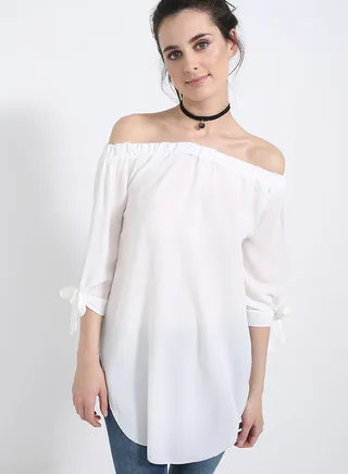Off Shouder Top White 