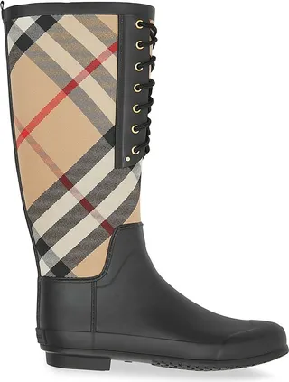 Check Rain Boots