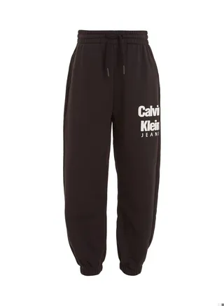 Boys' Casual Pants - Relaxed Fleece Logo Joggers, Black 