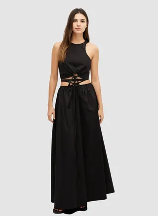 Tie Up Sleeveless Top 