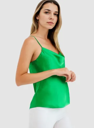 Satin Lace Top 